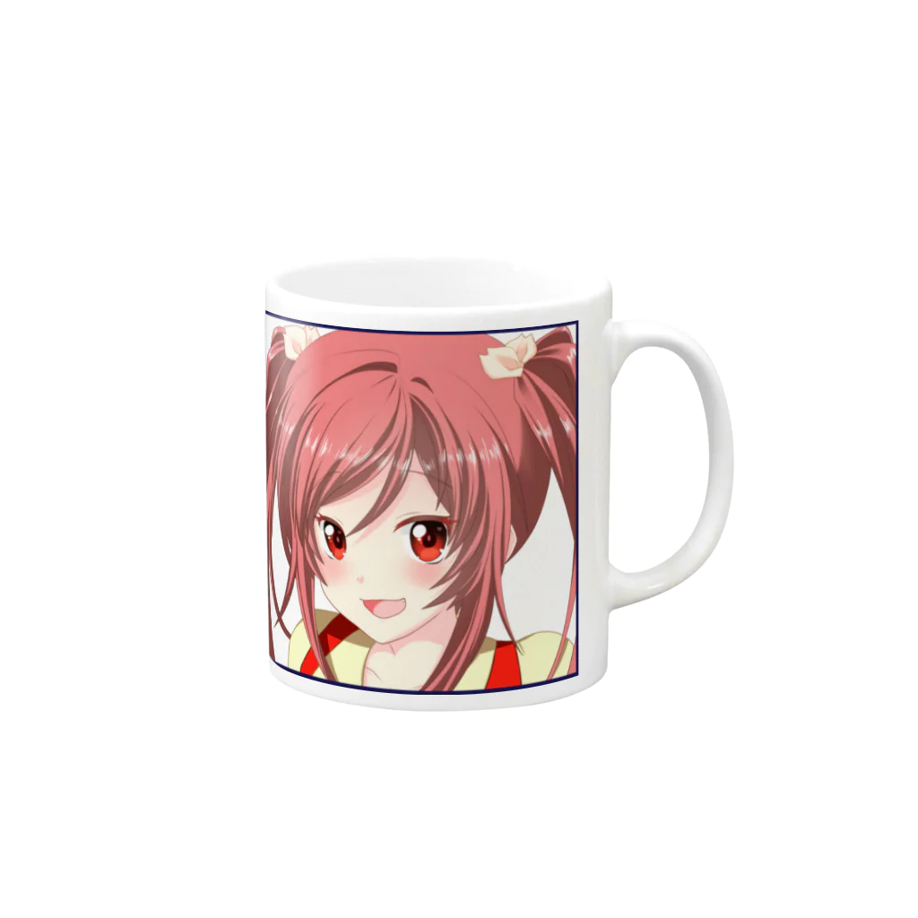 にゃにゃにゃんずショップのにゃにゃにゃんずグッズ Mug :right side of the handle