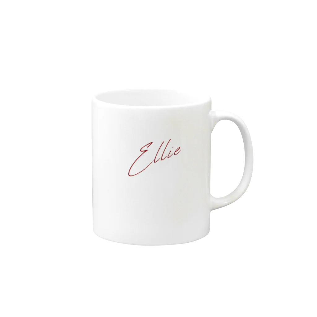 E L L I E ( エ リ ー )のELLIEロゴ マグカップの取っ手の右面