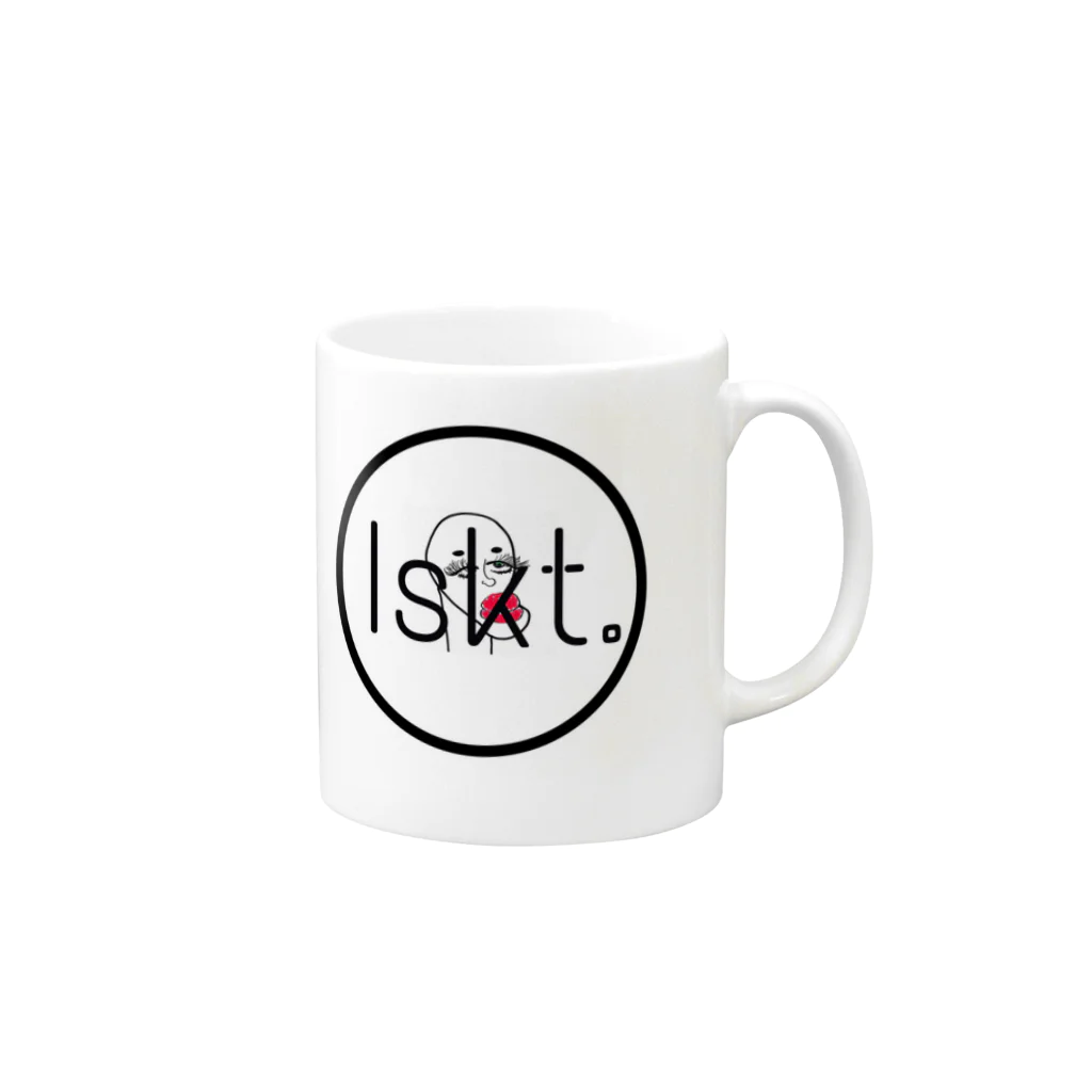 Iskt.のIskt. Mug :right side of the handle