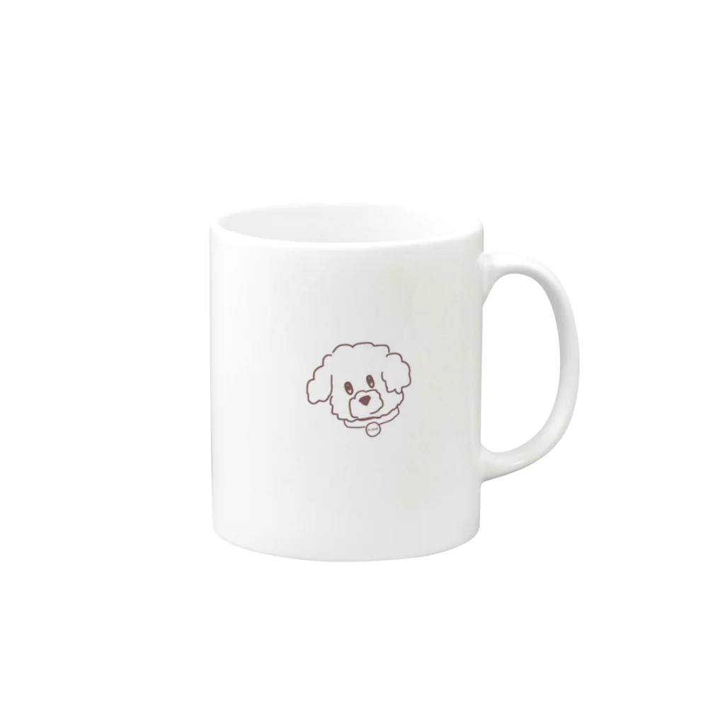 いーぶいASMRのぷーぶる シンプル Mug :right side of the handle