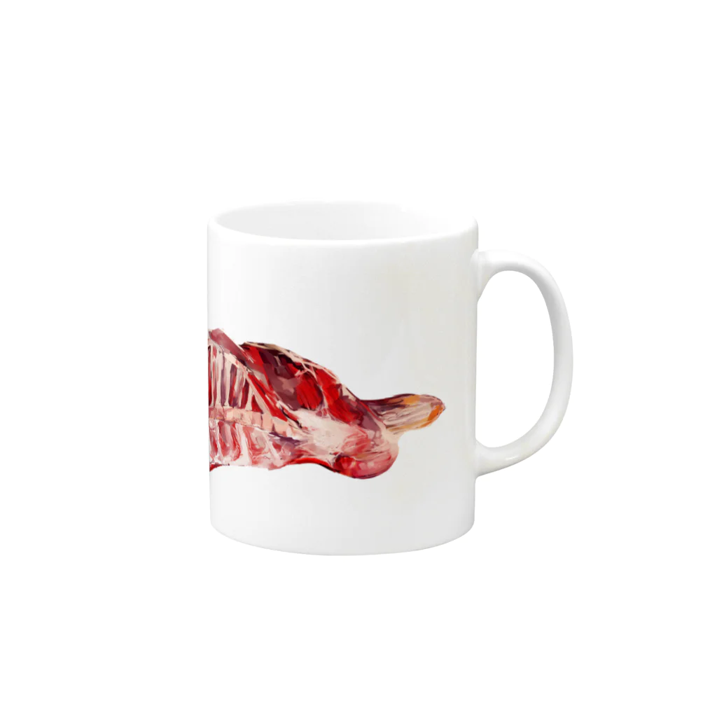 𝐦𝐮𝐦𝐞の生肉 Mug :right side of the handle