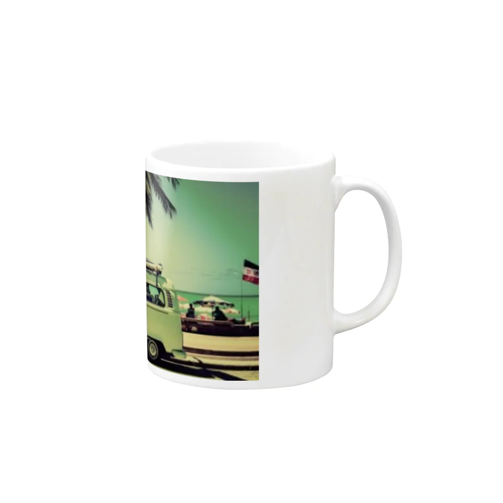 StmuのAloha Car Mug :right side of the handle