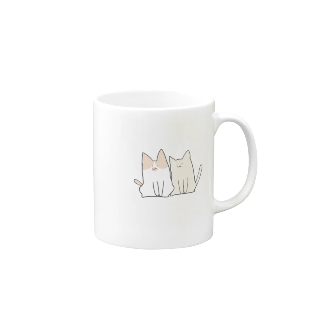 だめかわいい。のR & M Mug :right side of the handle