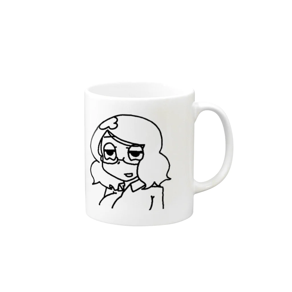 入るの窪谷さん Mug :right side of the handle