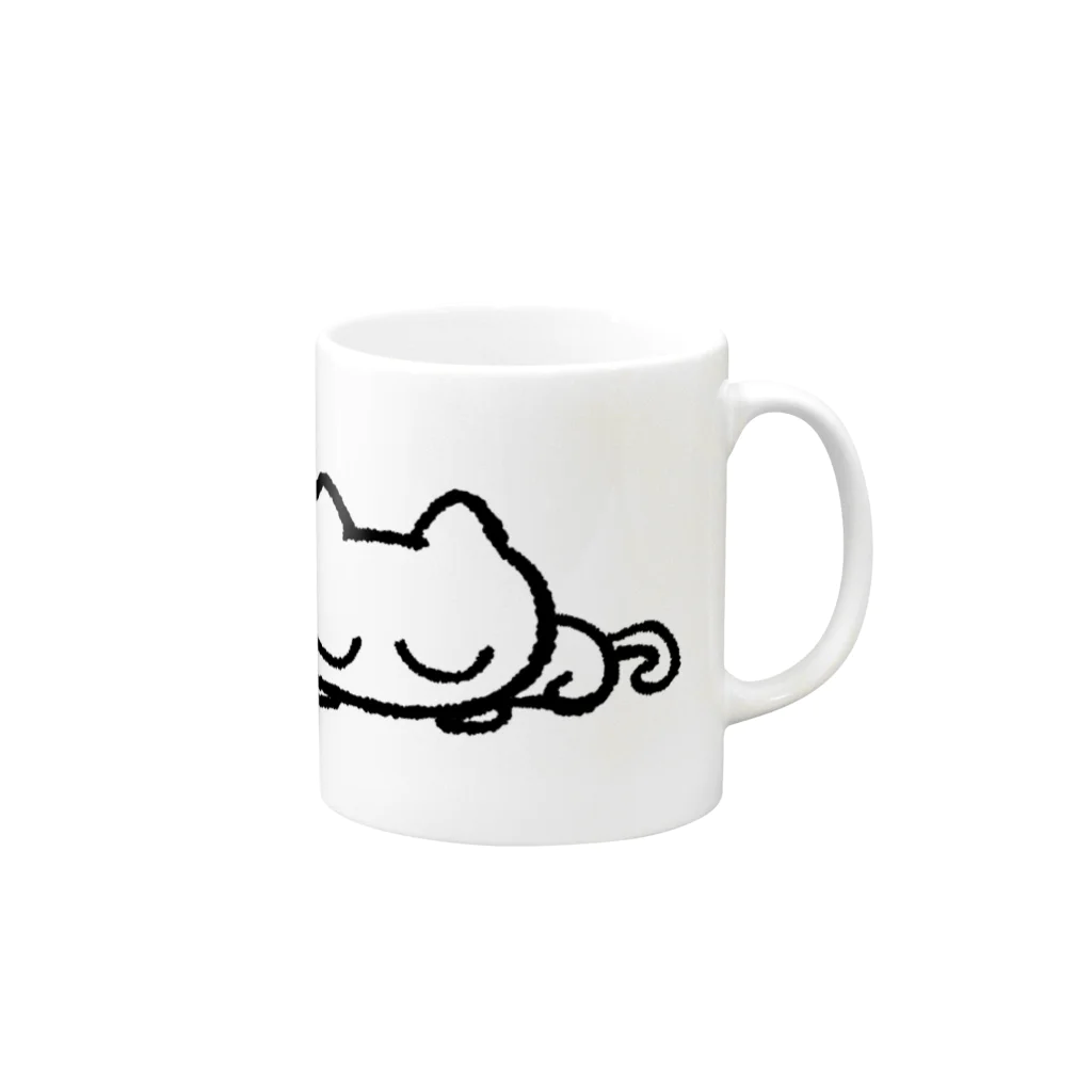 みゃおうちゃんのすやすやみゃおうちゃん Mug :right side of the handle