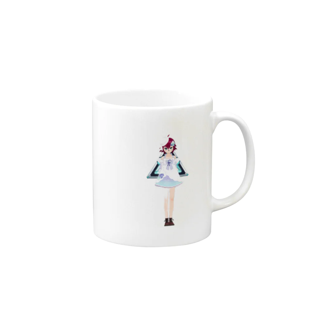 コラボ商品店のラギさんとのコラボ商品 Mug :right side of the handle