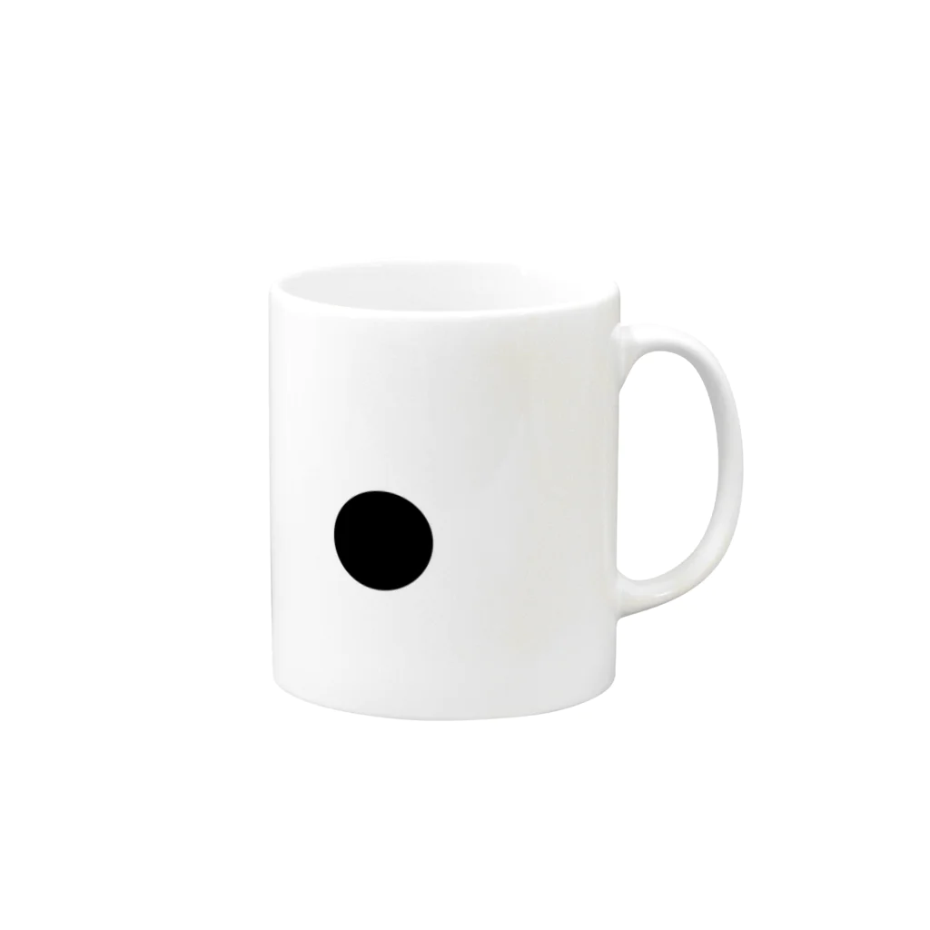 YamkazのSmall circle Mug :right side of the handle