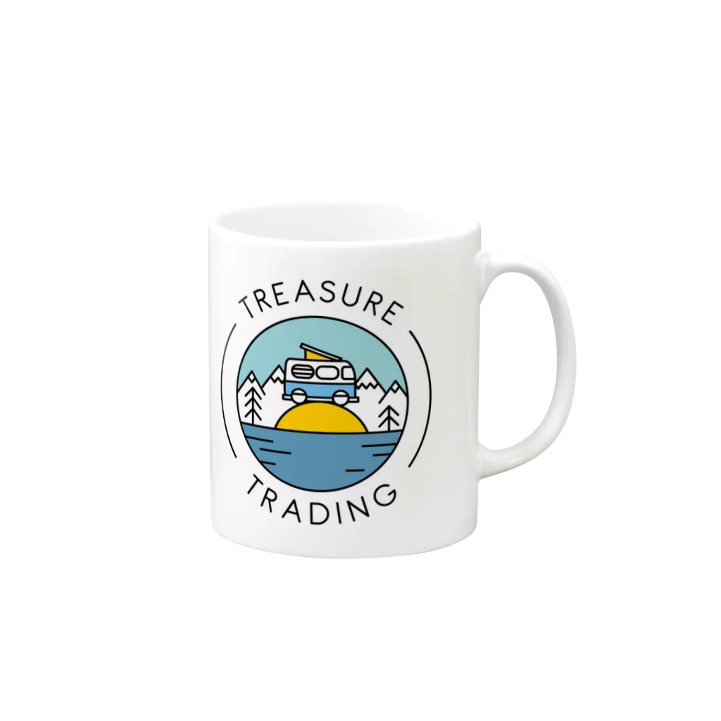 treasuretradingのTREASURE TRADING Mug :right side of the handle