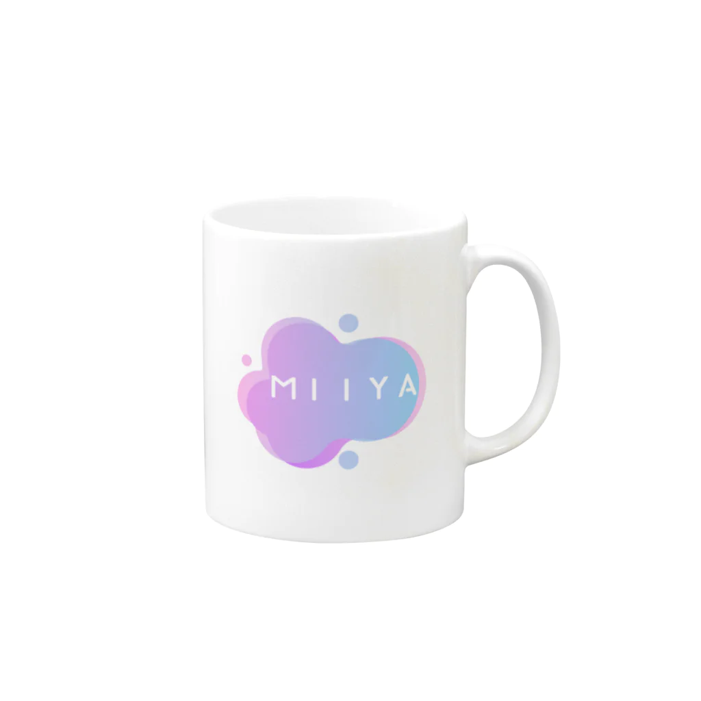 miiya517のMIIYAロゴ Mug :right side of the handle