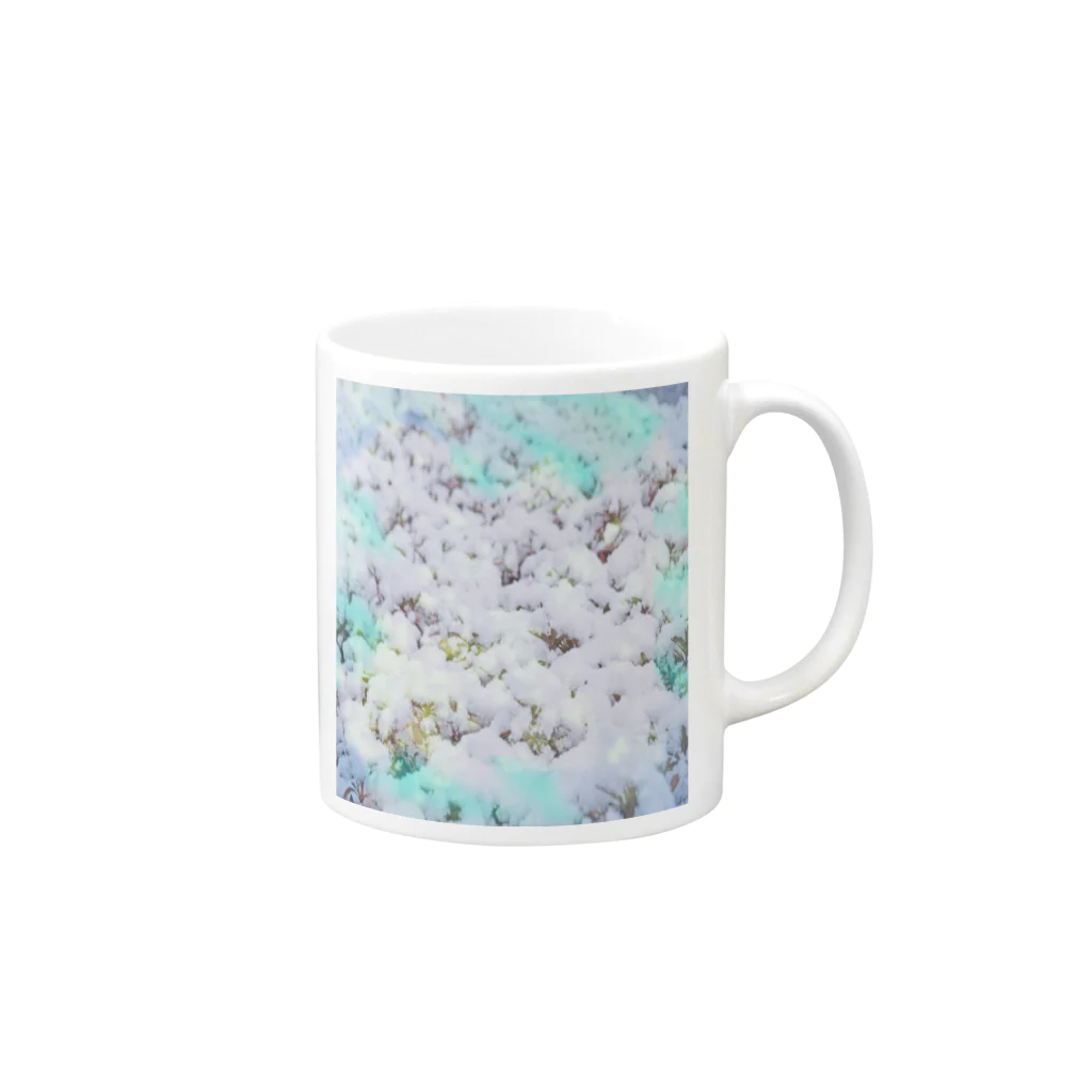 FantasyColorWorldのSnowFantasy Mug :right side of the handle