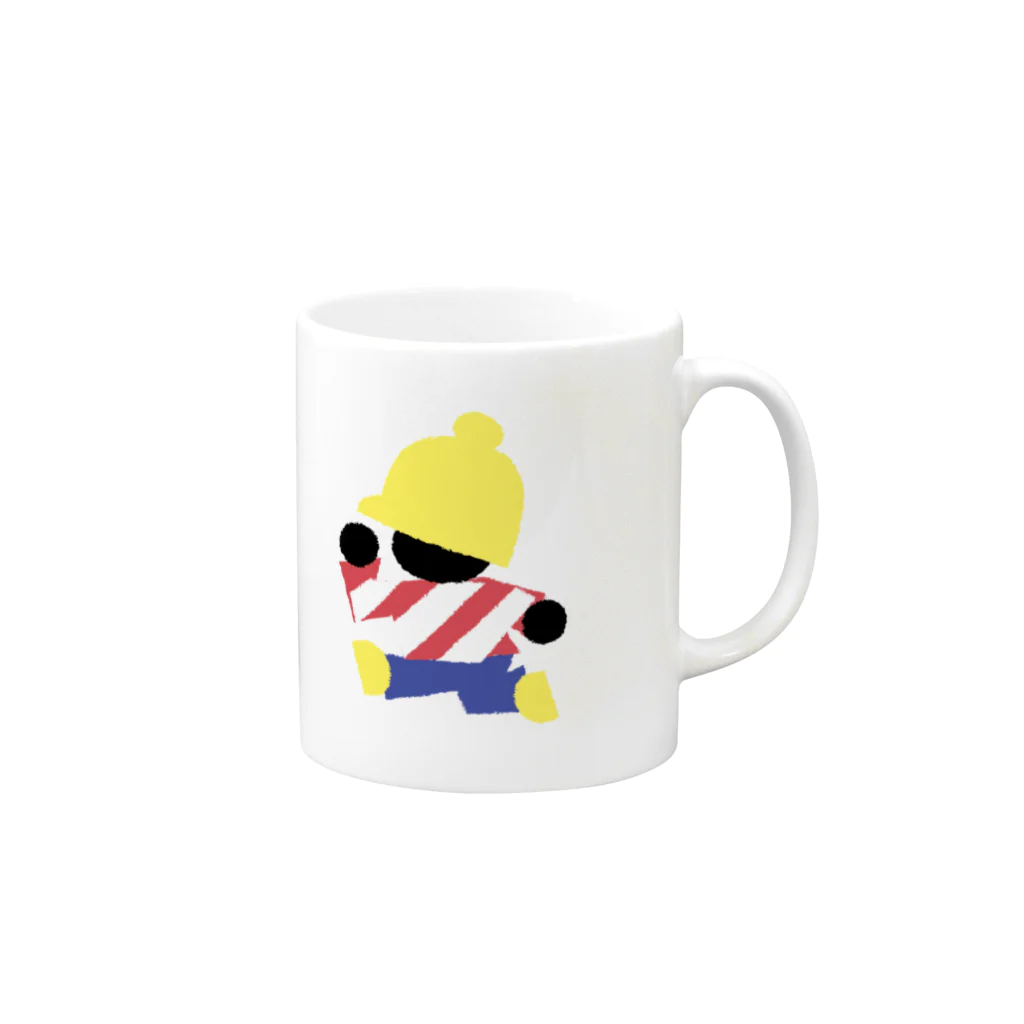 つぼいたけしのJUMP Mug :right side of the handle