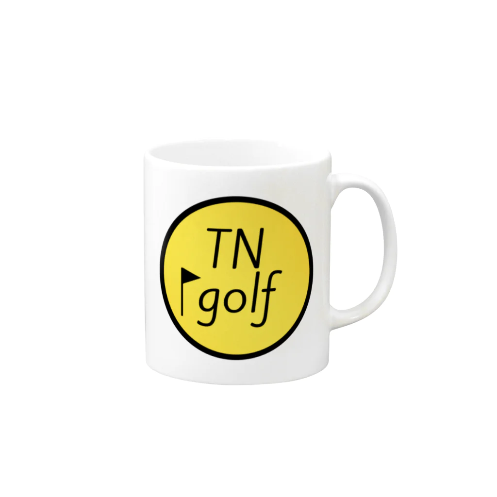 TN golfのTN golf(イエロー) Mug :right side of the handle