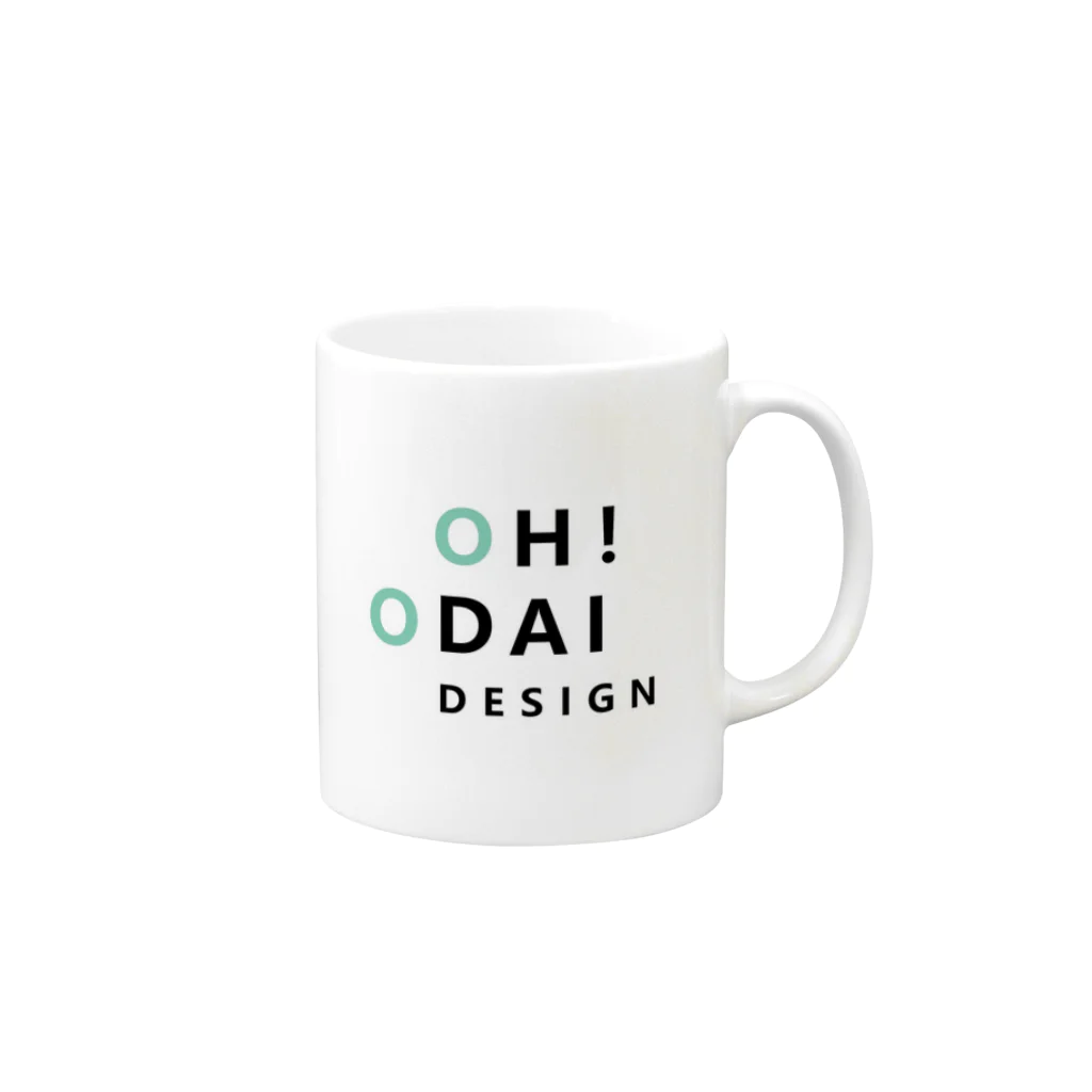 odai-design_shopのOH！おおだい町デザイン マグカップの取っ手の右面