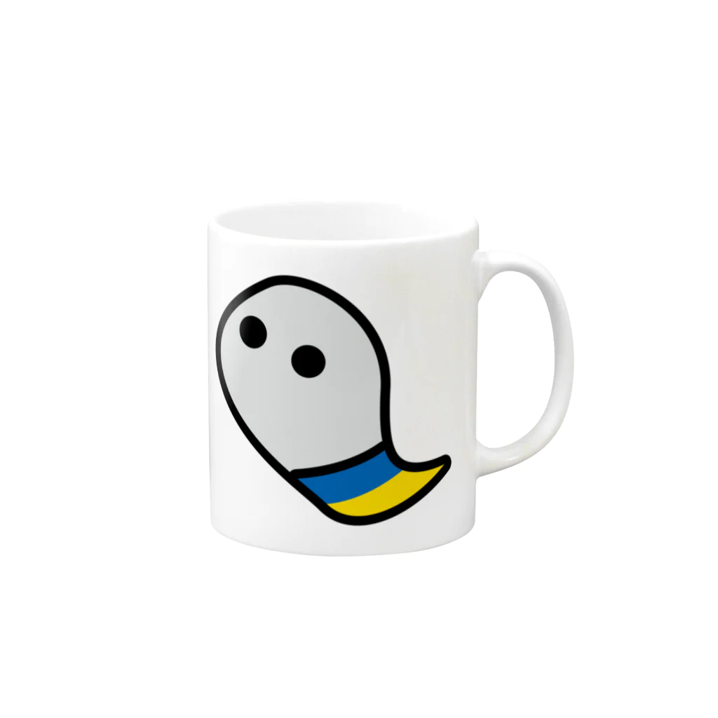 ヨープキャンが気になったのキエフの幽霊 Mug :right side of the handle