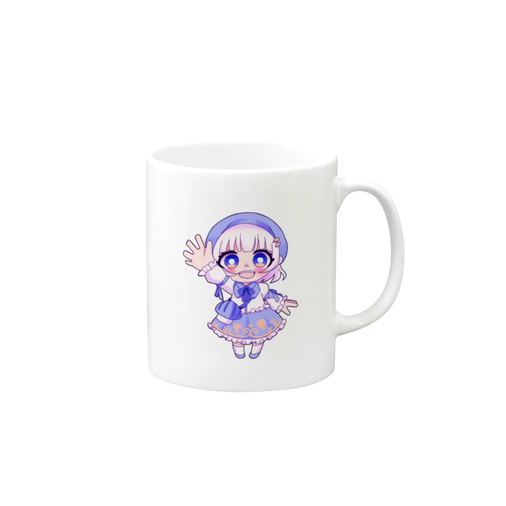 雨霧なめこのなめかっぷ Mug :right side of the handle