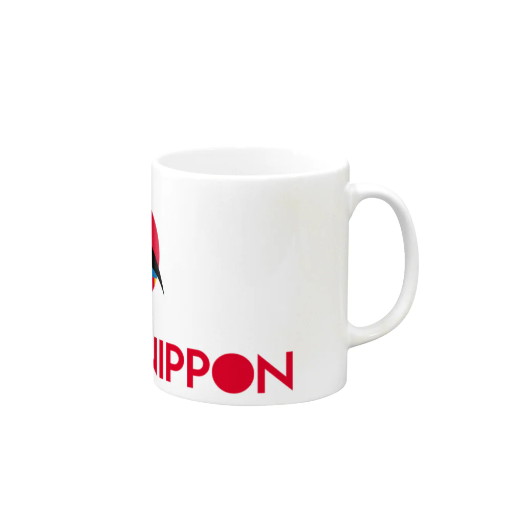 Penya VCF Nipponのロゴ基本形 マグカップの取っ手の右面
