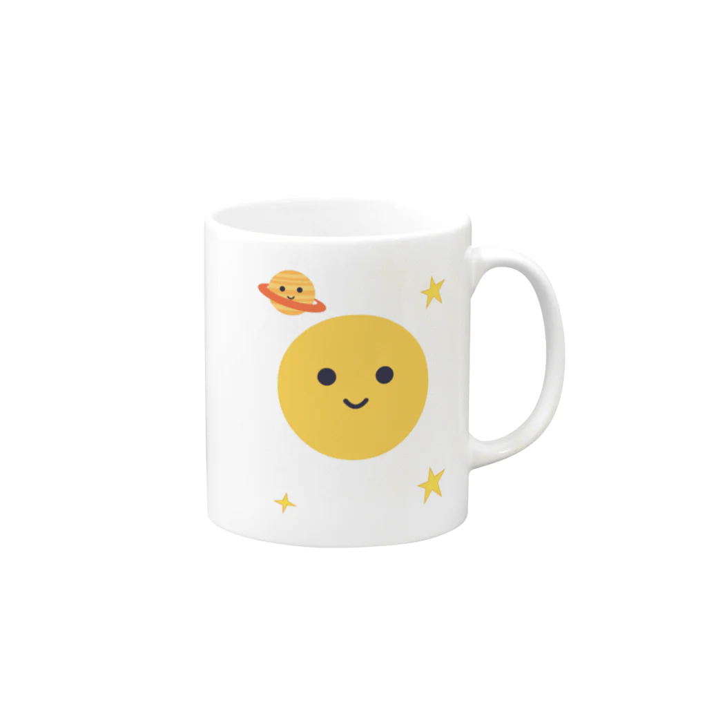 SUZURIのマグカップ Mug :right side of the handle