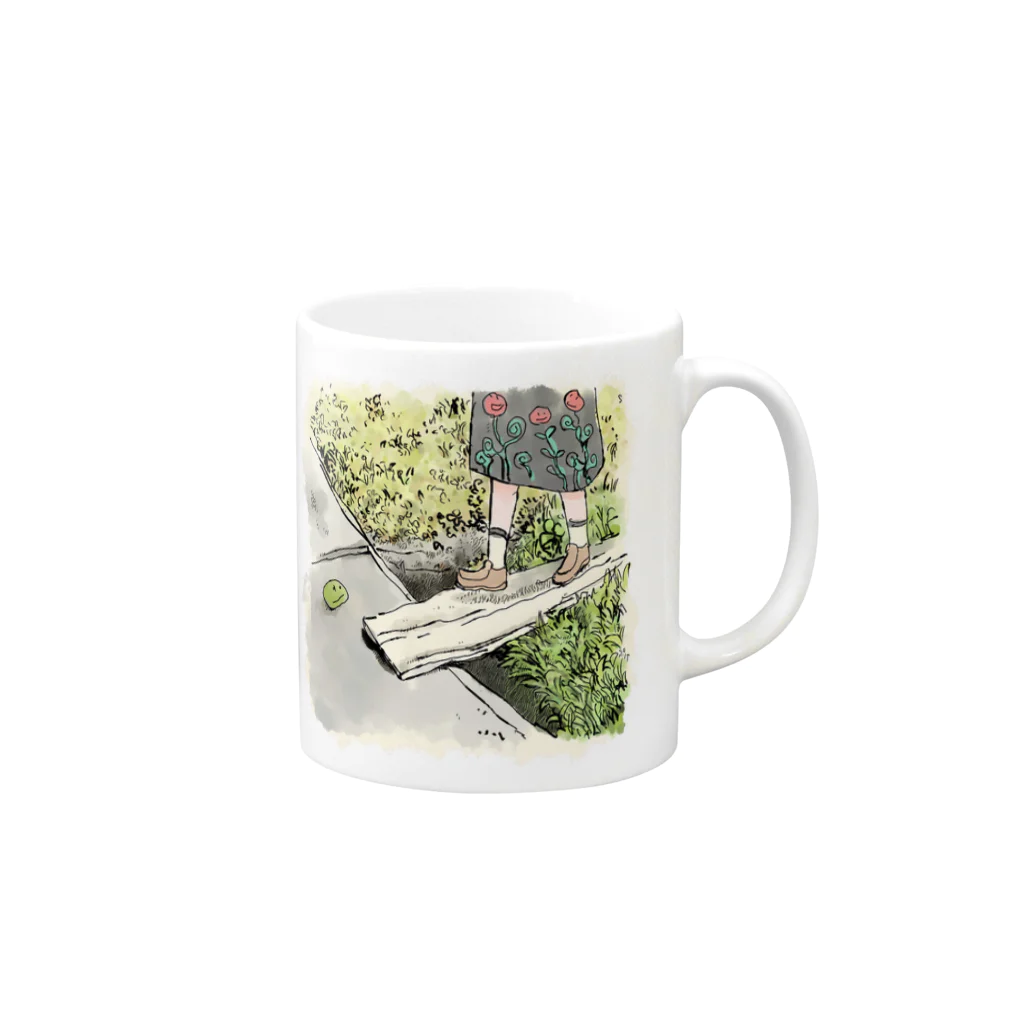 わほぷけのされいやじ Mug :right side of the handle