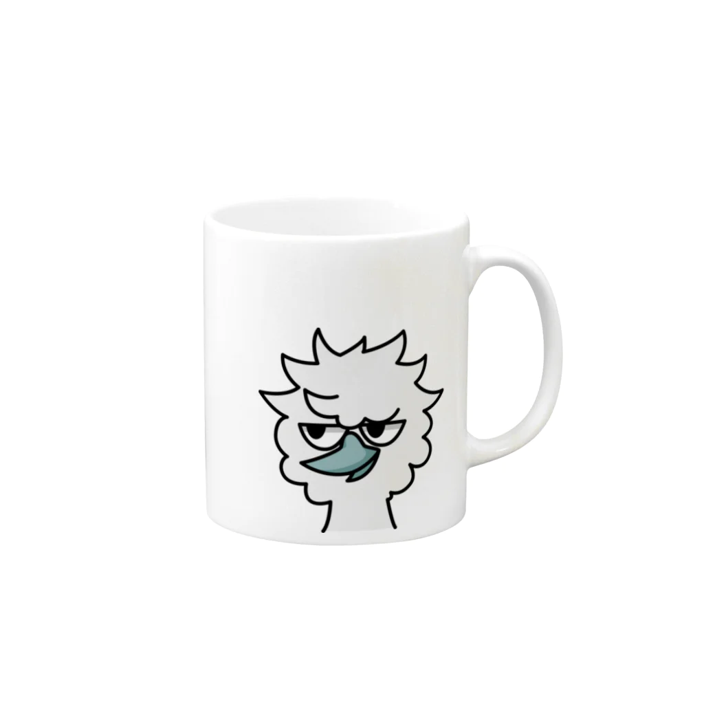 にあしもん　ピコくん店のファニーくん！（※右手用） Mug :right side of the handle