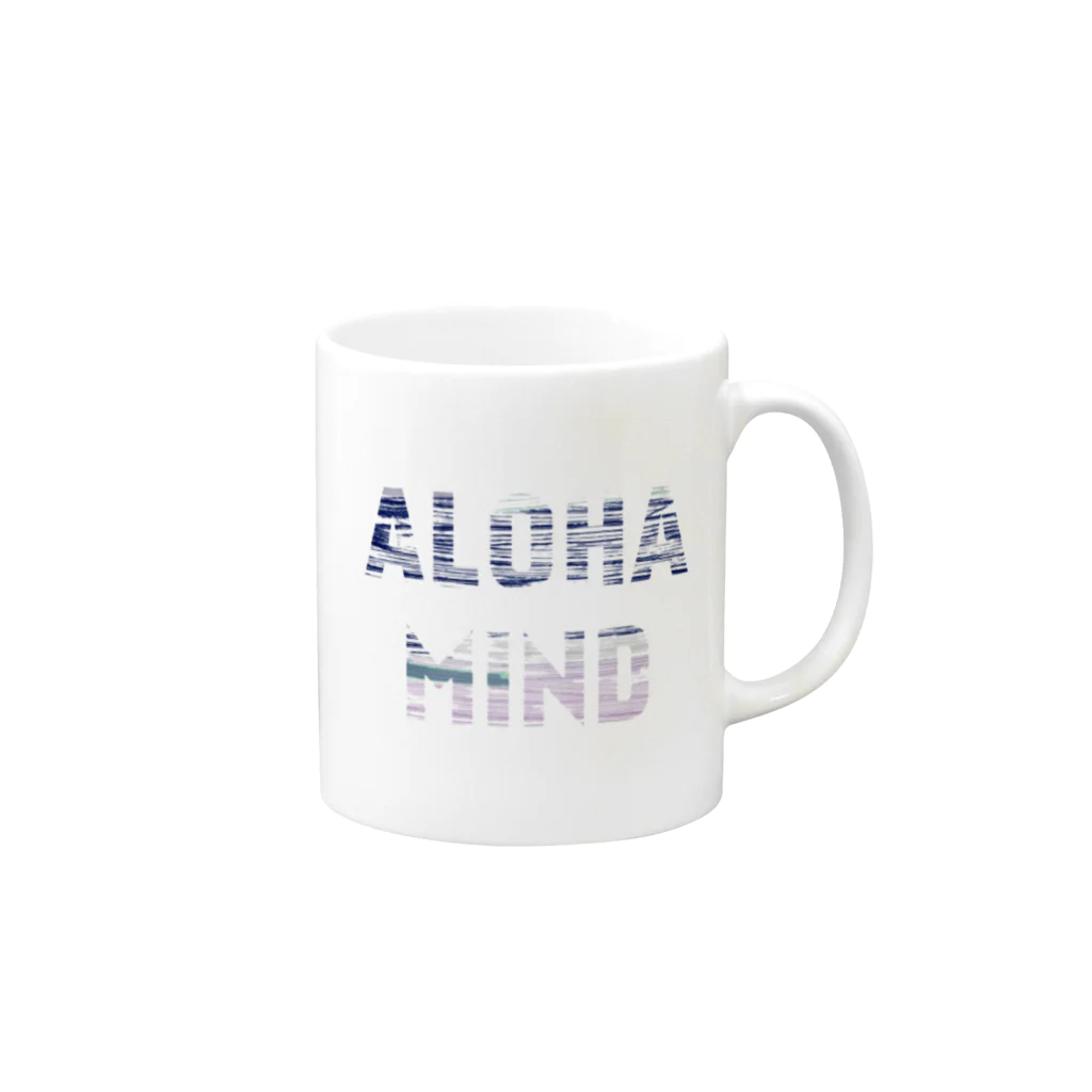 MOKU honoluluのaloha.mind Mug :right side of the handle