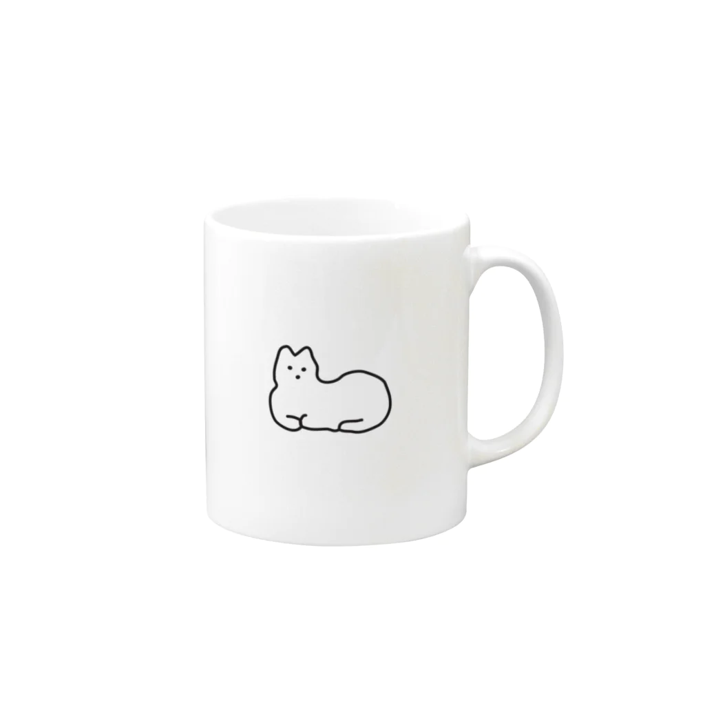 yuppo_pawpawのCAT マグカップの取っ手の右面