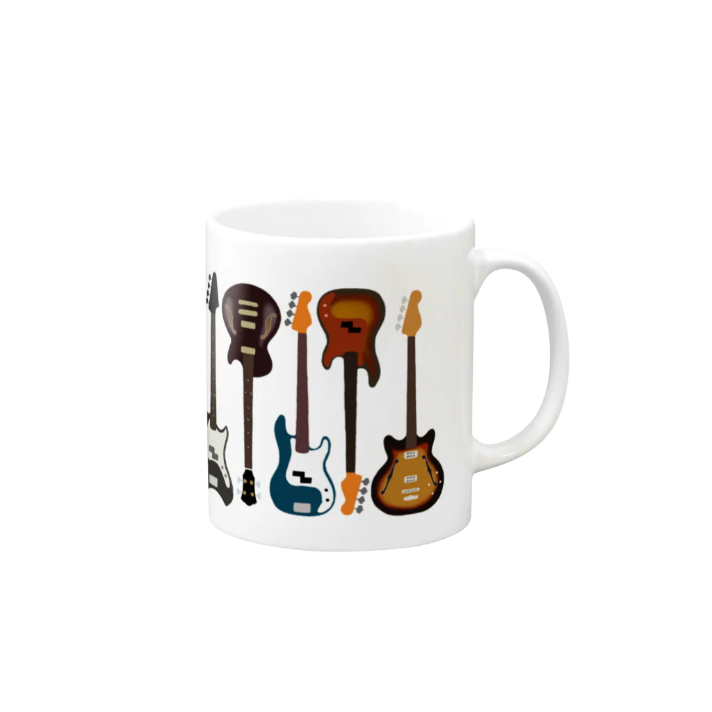 illustrator_E14のBass12 Mug :right side of the handle