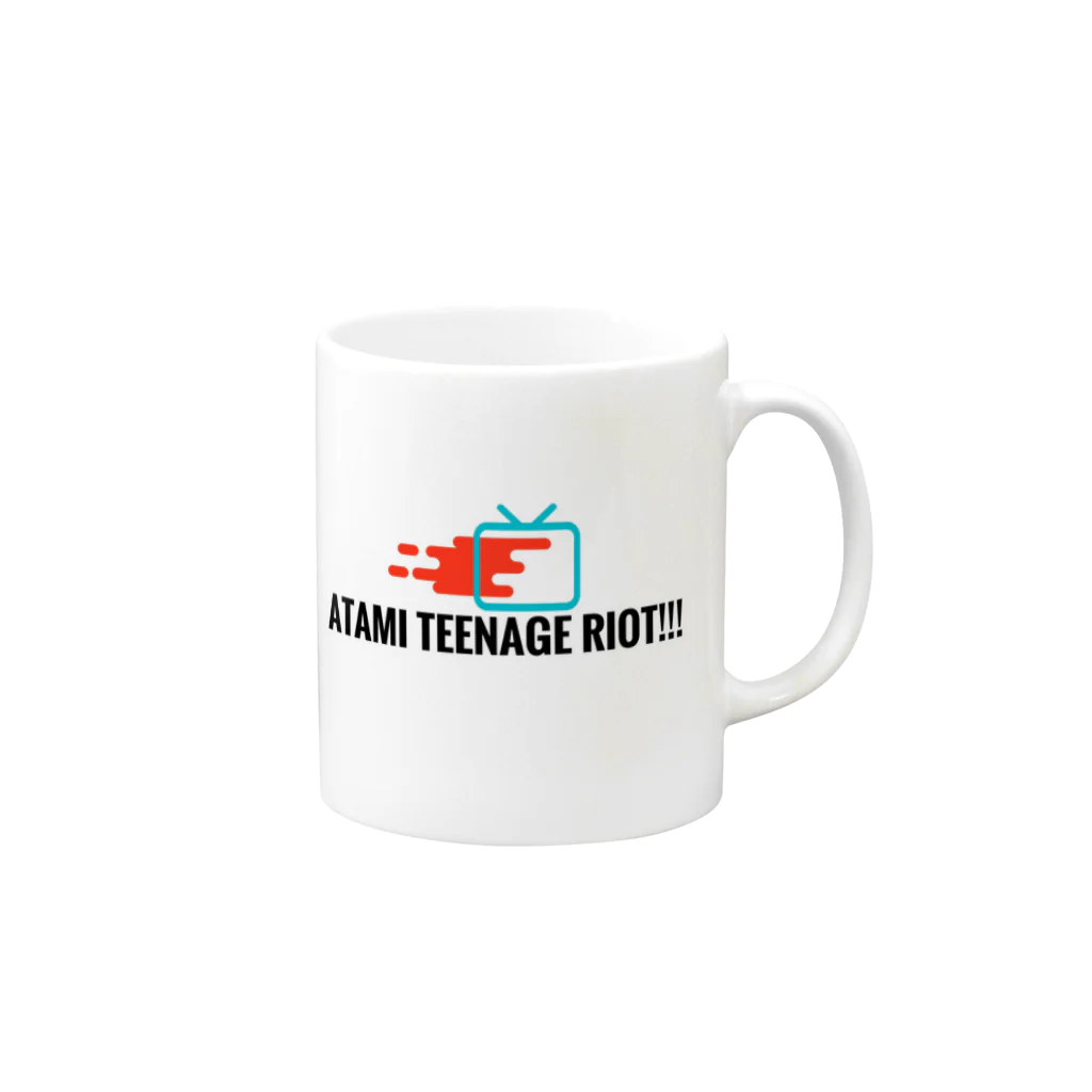 ゲレーロ　蛙田のAtami teenage riot!!! Mug :right side of the handle