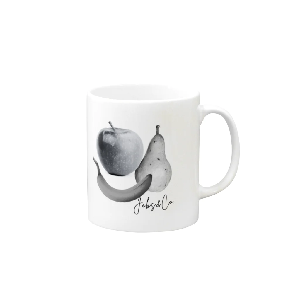 JOBS＆CO.のVegetarian‐fruit Mug :right side of the handle