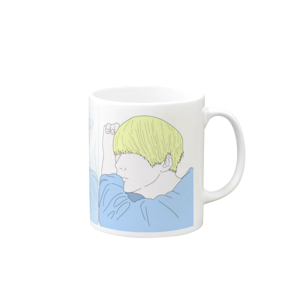 jiminの彼方 Mug :right side of the handle