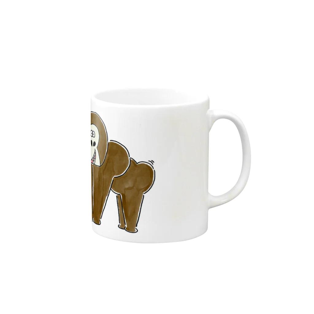 ICHIGOWARPのYAY GORILLA Mug :right side of the handle