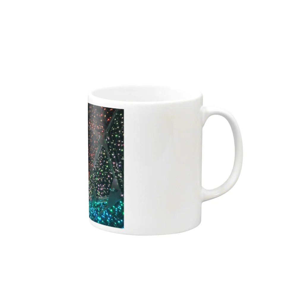 goryuzamuraiのきらきら Mug :right side of the handle