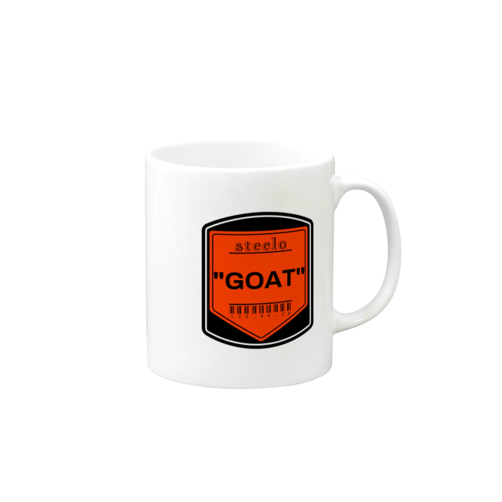 straightのG.O.A.T Mug :right side of the handle