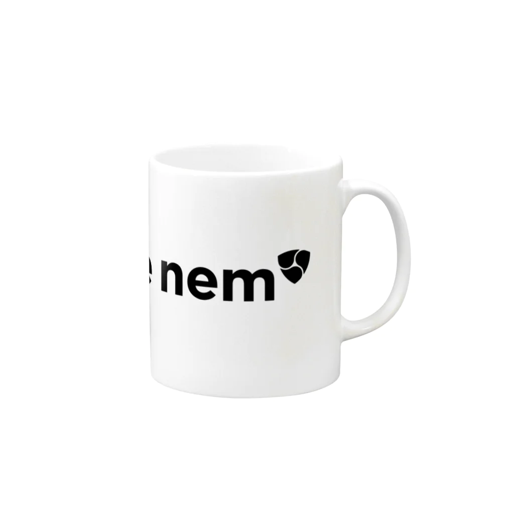 ネムヤ -nem shop-のi have nem マグカップの取っ手の右面