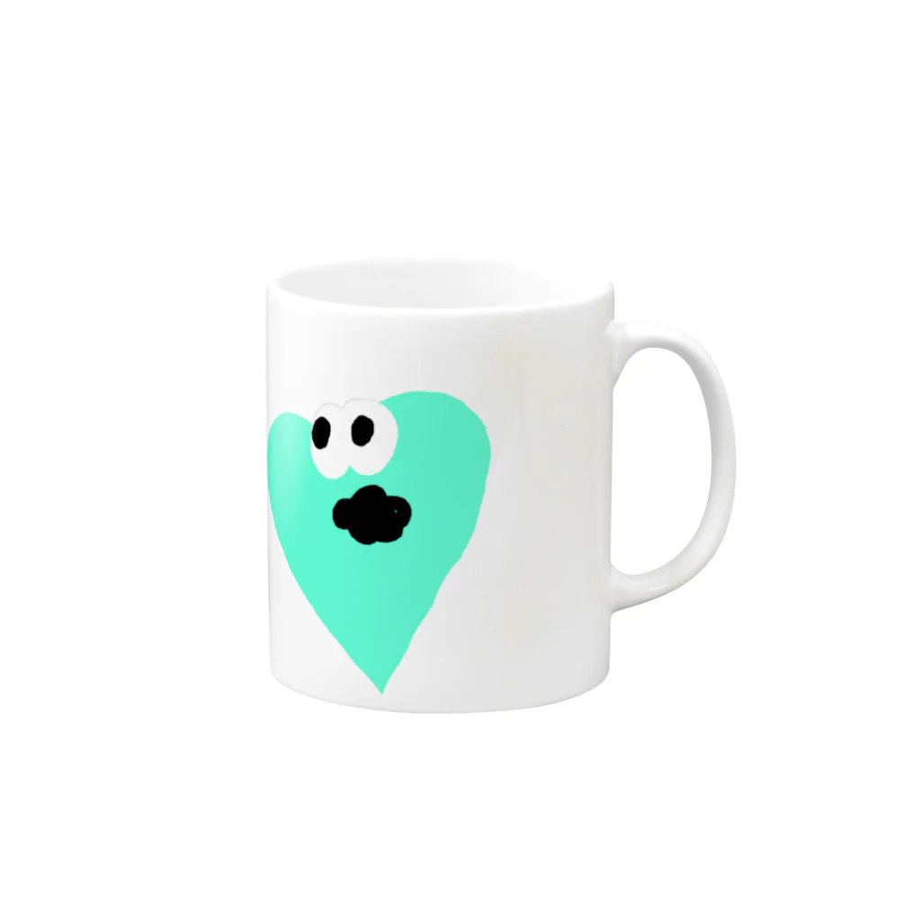 きゃべつのハートくんその1 Mug :right side of the handle