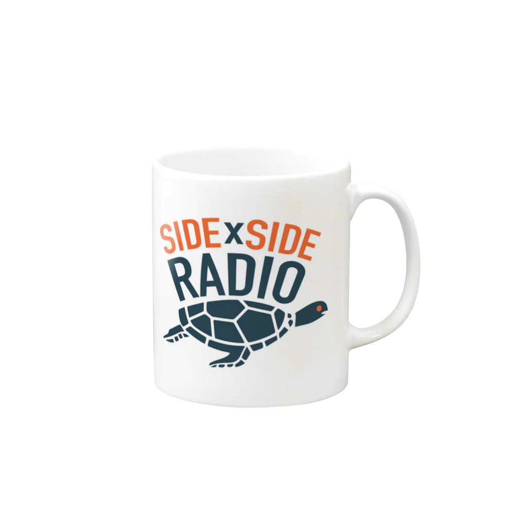 Side by Side Radio Supporter's ShopのSide by Side Radioサポーターグッズ マグカップの取っ手の右面