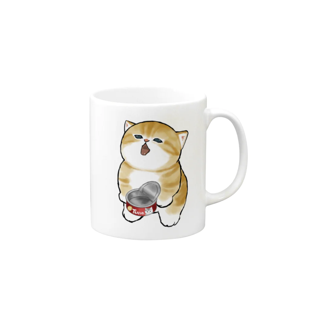 mofusandのごはんちょーだい Mug :right side of the handle