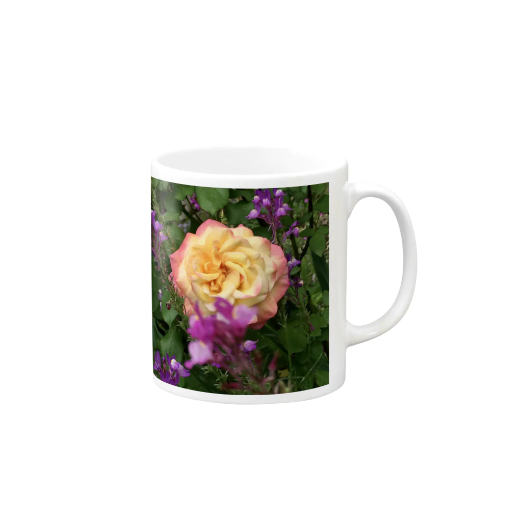 そらもようのバラ🌹 Mug :right side of the handle