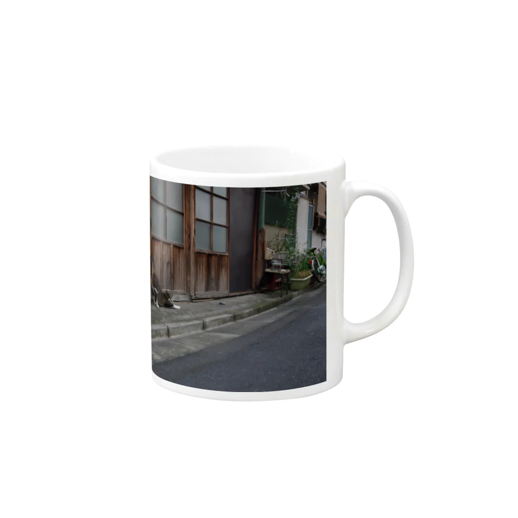 URAMENIの写真家中川 Photo series　『猫の』 Mug :right side of the handle