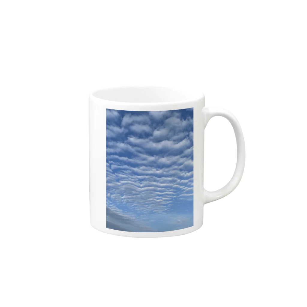 Rice Cube Dominoの春空 Mug :right side of the handle