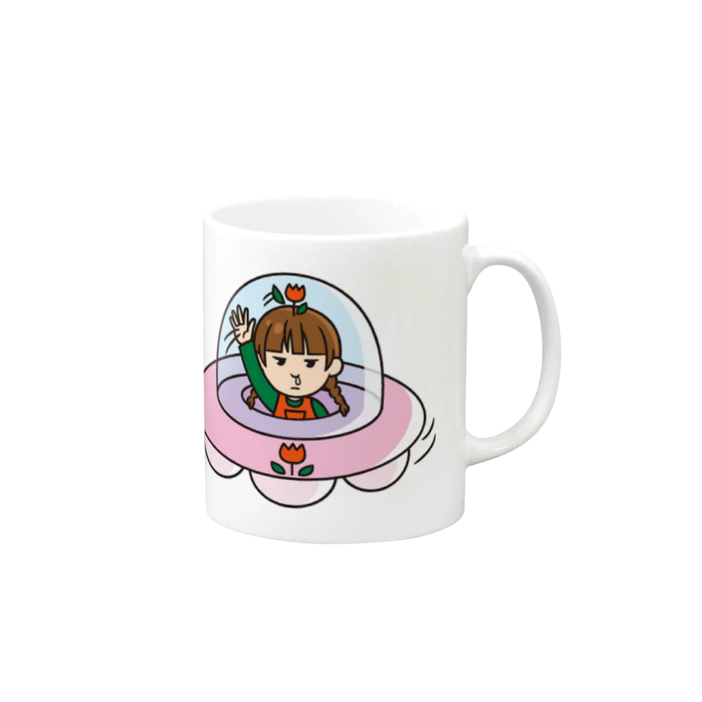 おいどんのおいちゃん星に帰る Mug :right side of the handle