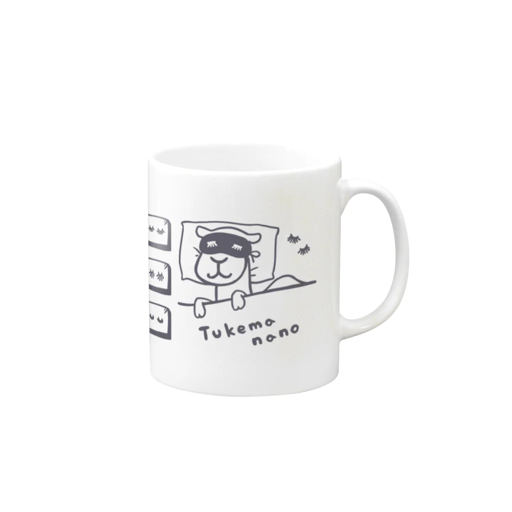 Andiamoのつけまなの Mug :right side of the handle