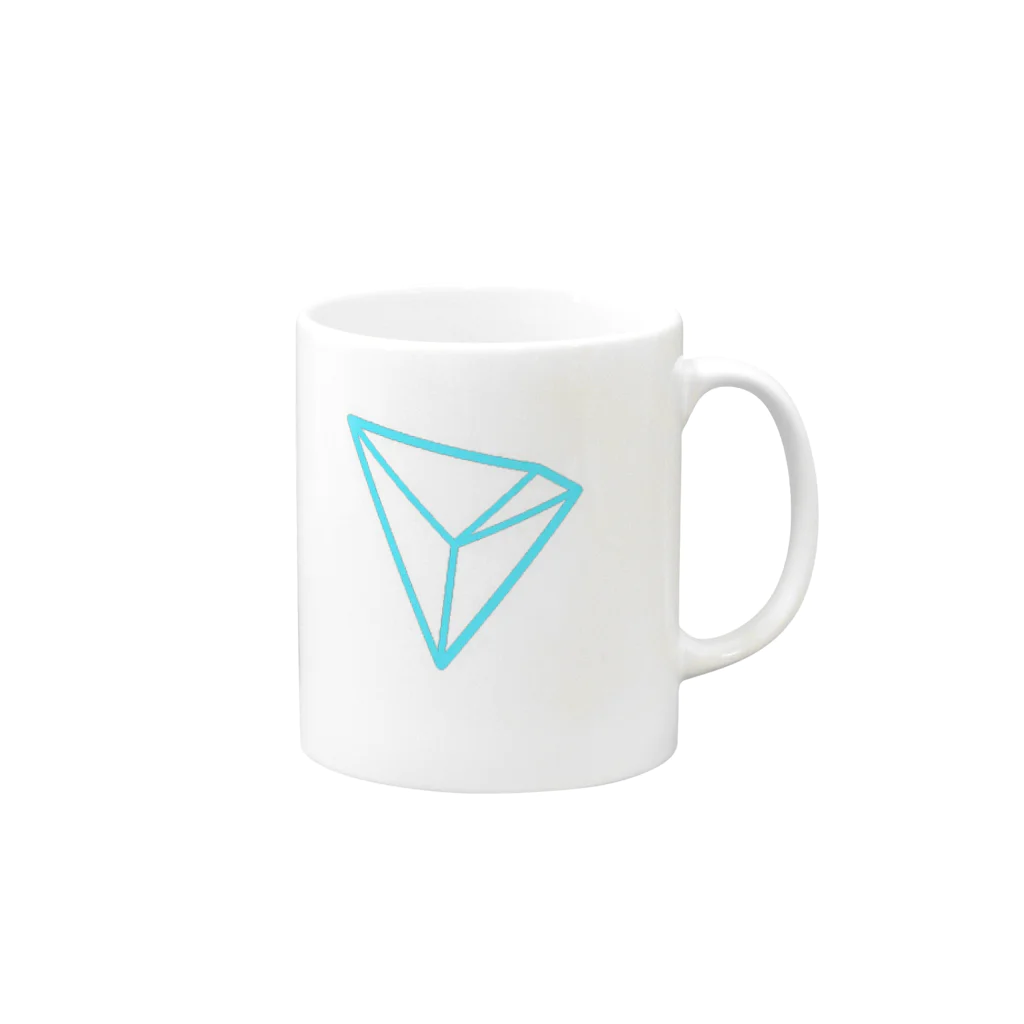 仮想通貨グッズショップのトロン2 Mug :right side of the handle