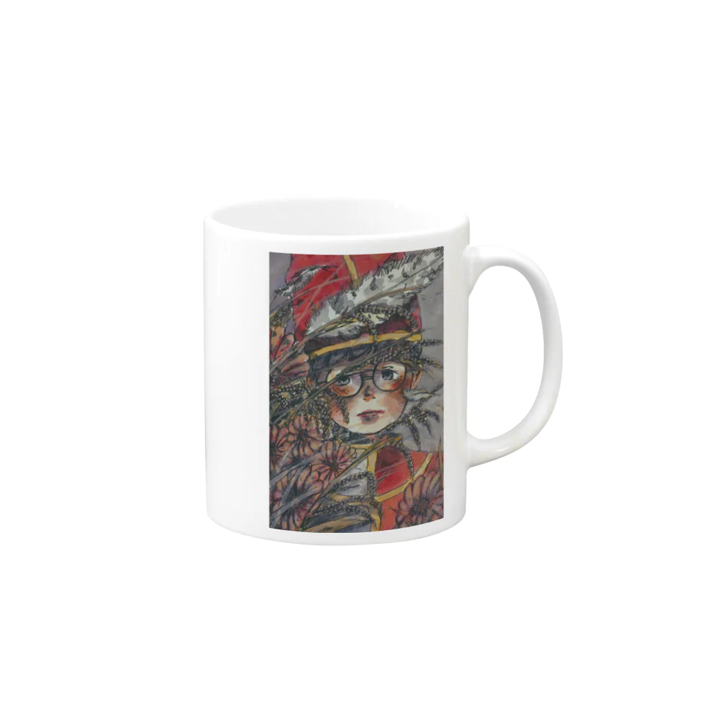 坂本  龍の懐古 Mug :right side of the handle