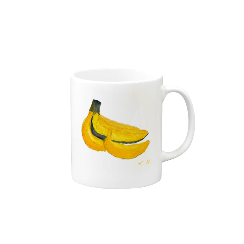 おじいちゃん画伯の店のBANANA Mug :right side of the handle