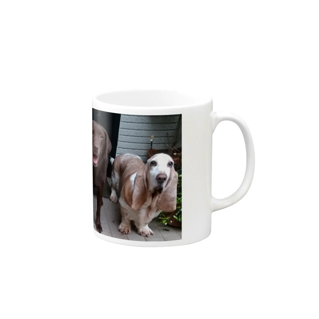 juchienのなぁ～らんだ♪(犬) Mug :right side of the handle