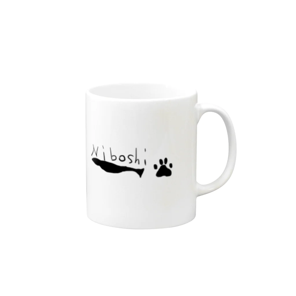 まるとせんの猫にモテたい Mug :right side of the handle