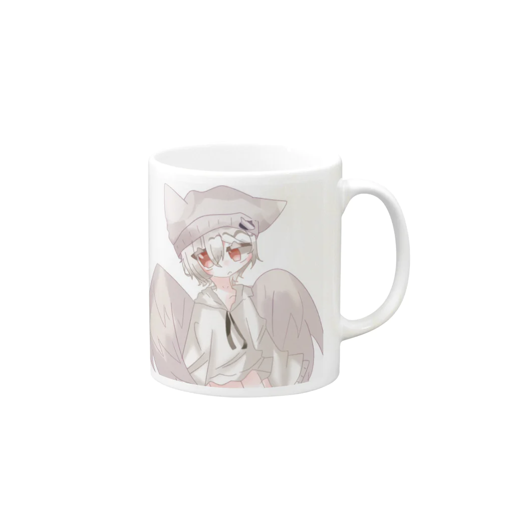 れくしぃーのオリジナルマグカップ Mug :right side of the handle