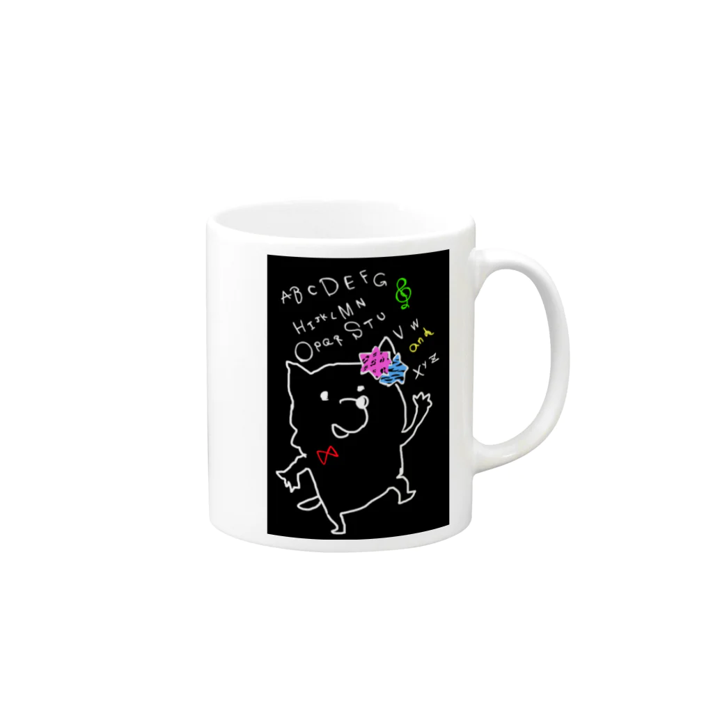 しずるのネコちゃん Mug :right side of the handle