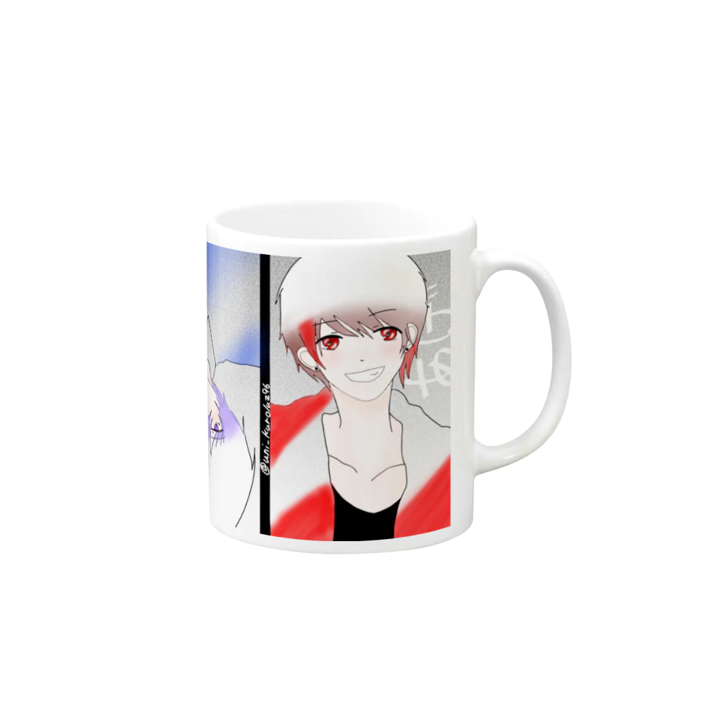 Kuroluzのあげゆき ( マグカップ ) Mug :right side of the handle