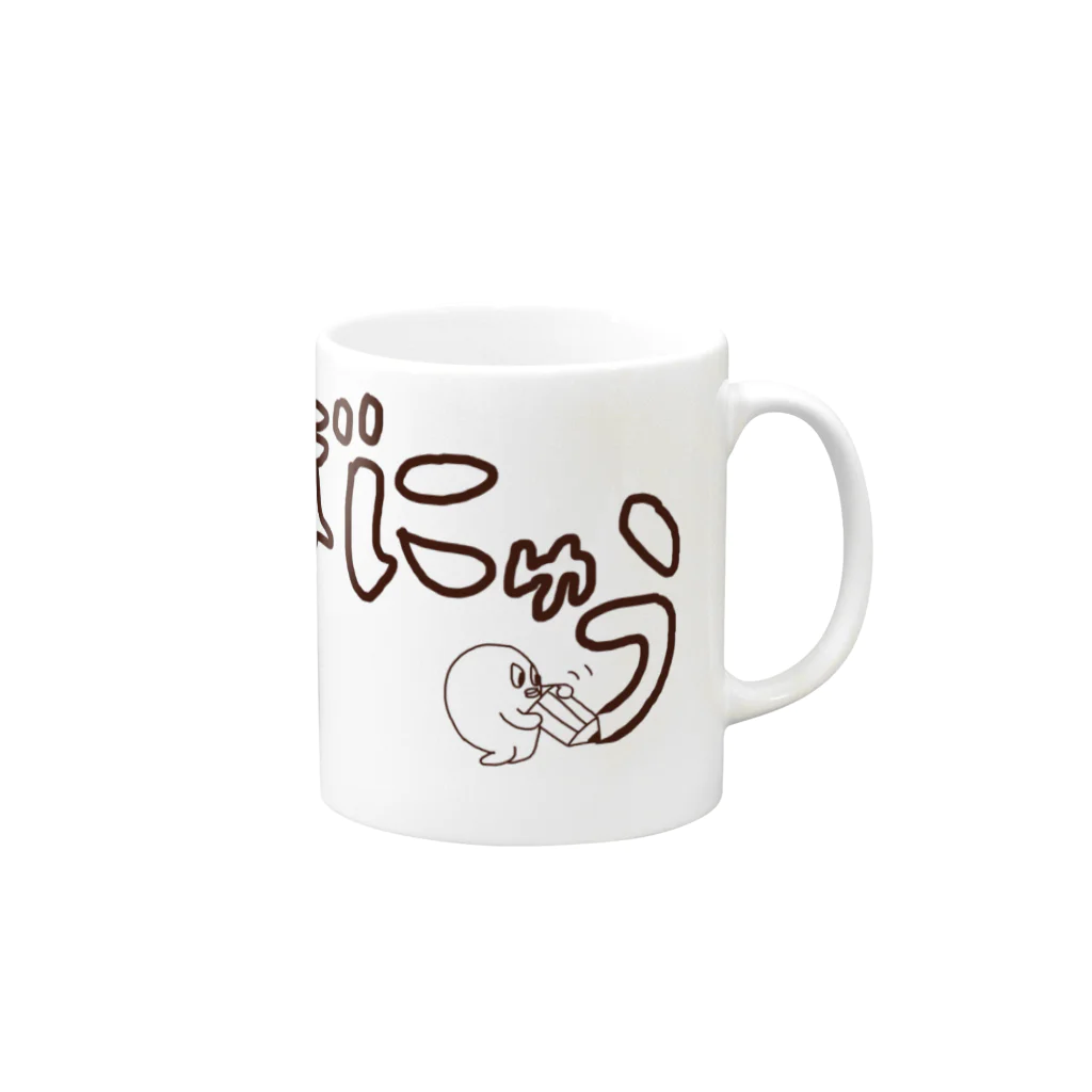 つかさの母乳入れ Mug :right side of the handle